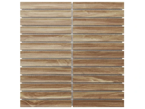 MOZAIKA CERAMICZNA PIANO WOOD DARK MATOWA