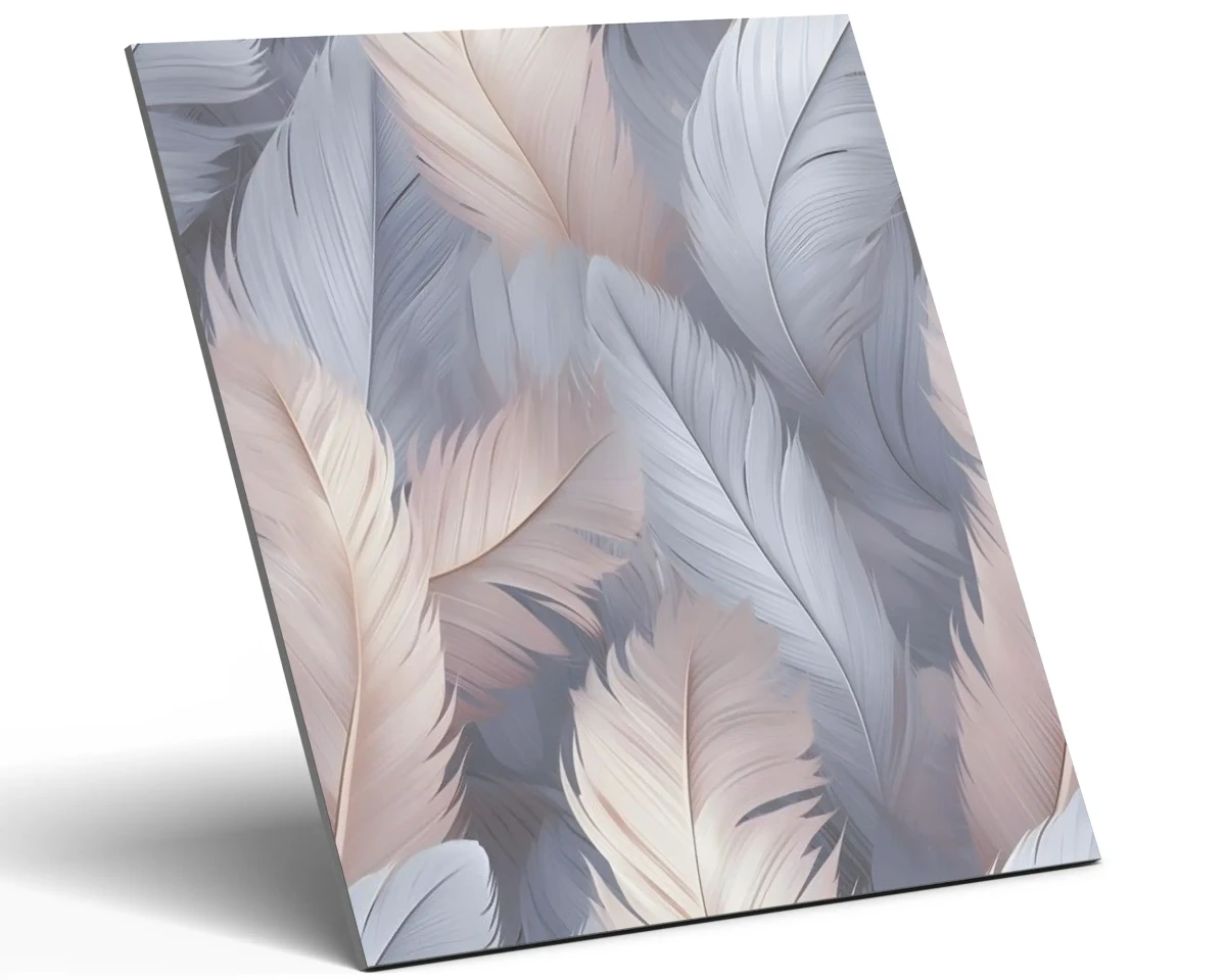 PŁYTKA GRESOWA DEKORACYJNA FEATHER DREAMS DEKOR 60x60 gat. I – dekoracyjne do wnętrz – Szklane Mozaiki
