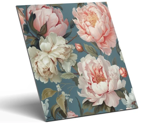 PŁYTKA GRESOWA DEKORACYJNA FLOWERS OF JOY DEKOR 60x60 gat. I