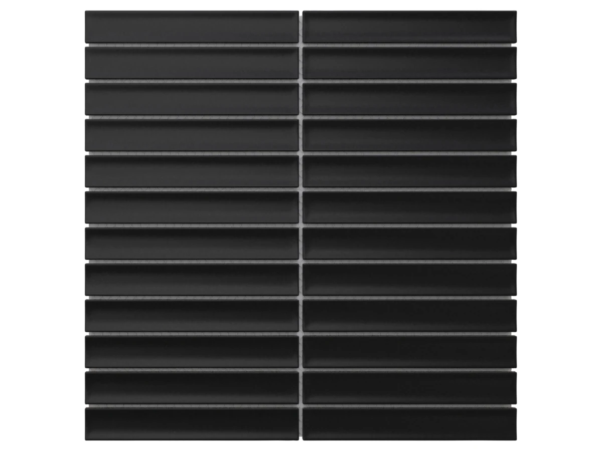 Mozaika ceramiczna Piano Black mat 29,5×29,0 – szklanemozaiki.pl