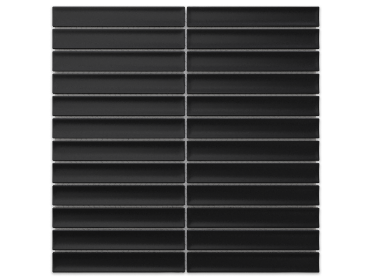 Mozaika ceramiczna Piano Black mat 29,5×29,0 – szklanemozaiki.pl