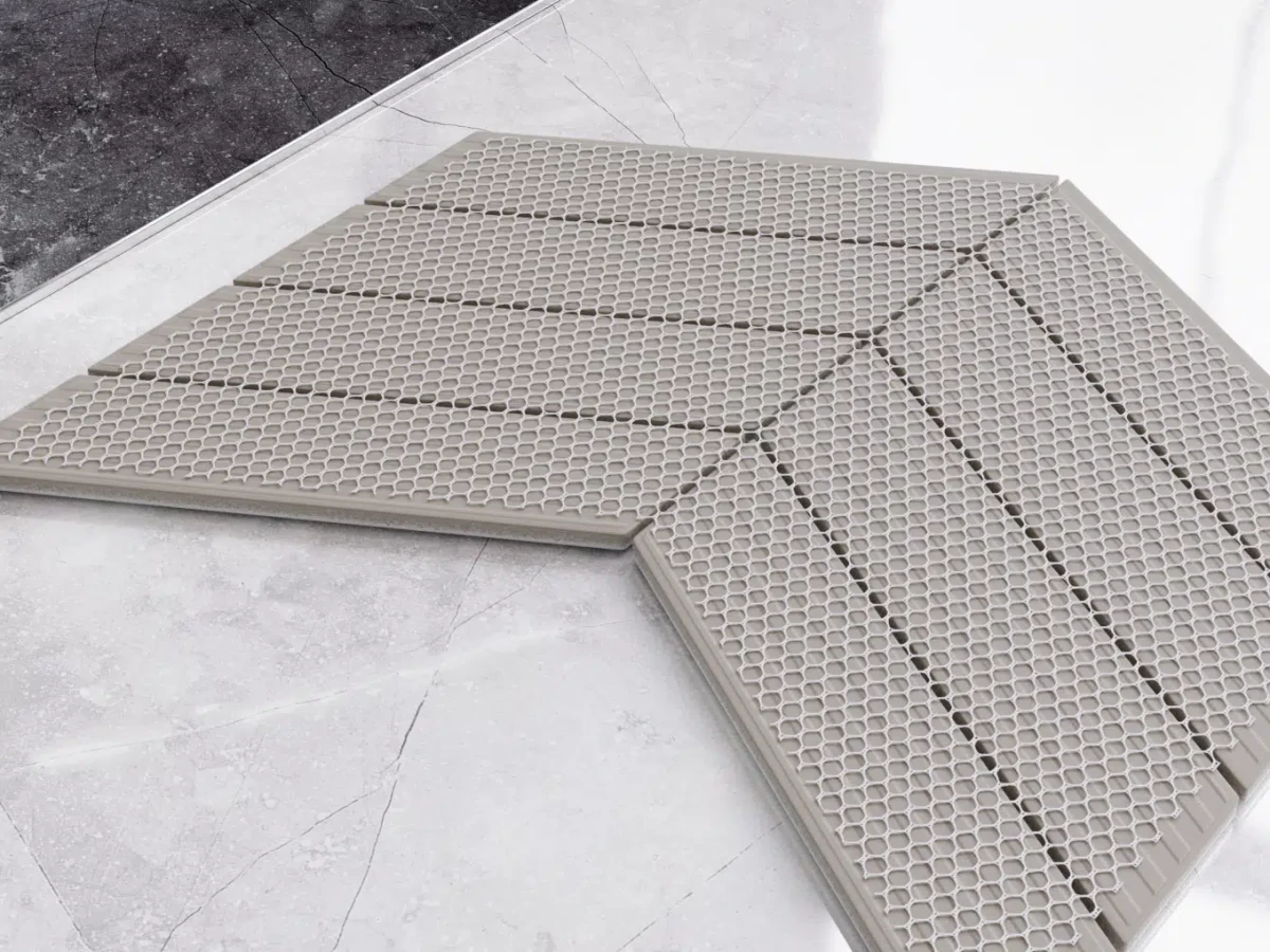MOZAIKA CERAMICZNA BIG CHEVRON WHITE MATOWA – dekoracyjne do wnętrz – Szklane Mozaiki
