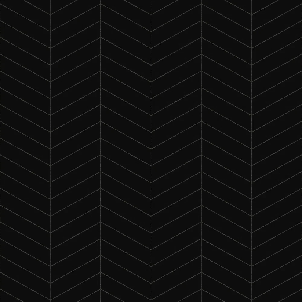 MOZAIKA CERAMICZNA BIG CHEVRON BLACK MATOWA  – dekoracyjne do wnętrz – Szklane Mozaiki