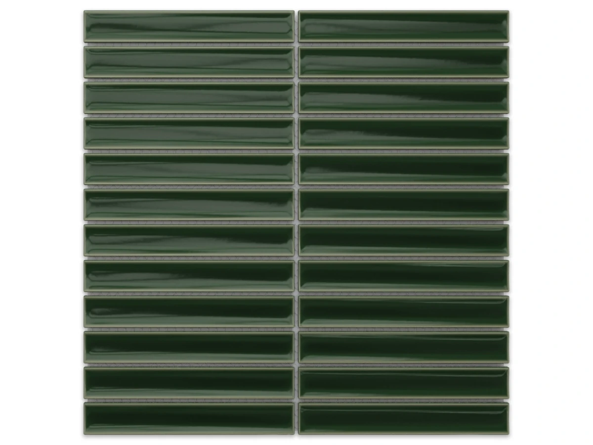 Mozaika ceramiczna Piano Emerald Green 29,5×29,0 – szklanemozaiki.pl