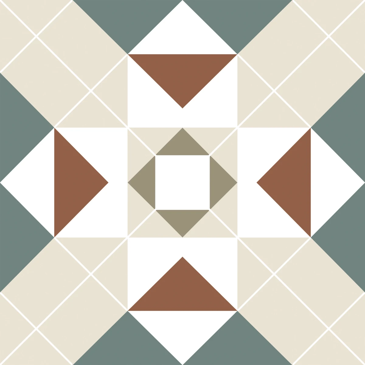 Dekoracyjna Płytka Gresowa Patchwork Victorian Ada 20x20 cm Gat. I – dekoracyjne do wnętrz – Szklane Mozaiki
