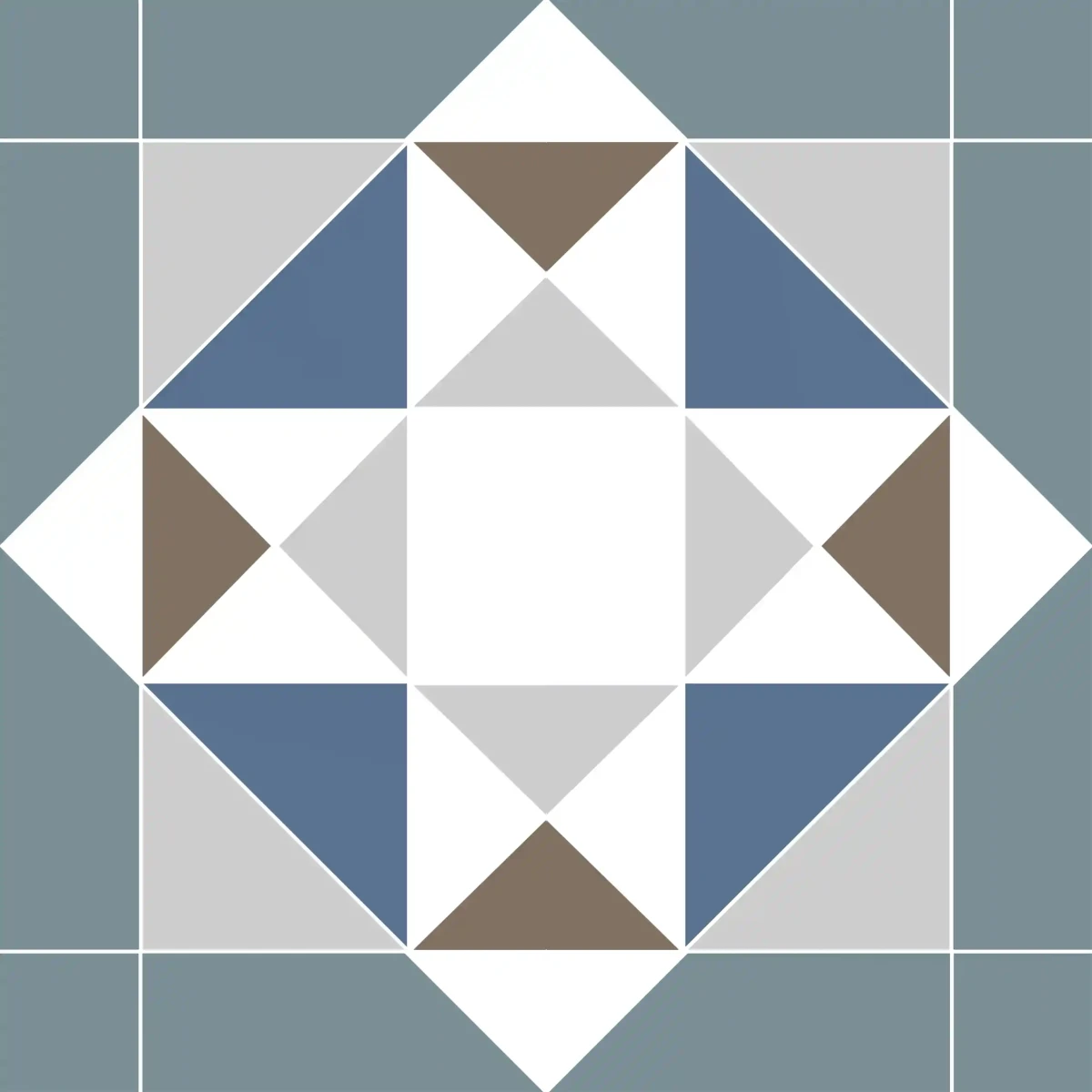 Dekoracyjna Płytka Gresowa Patchwork Victorian Sally 20x20 cm Gat. I – dekoracyjne do wnętrz – Szklane Mozaiki