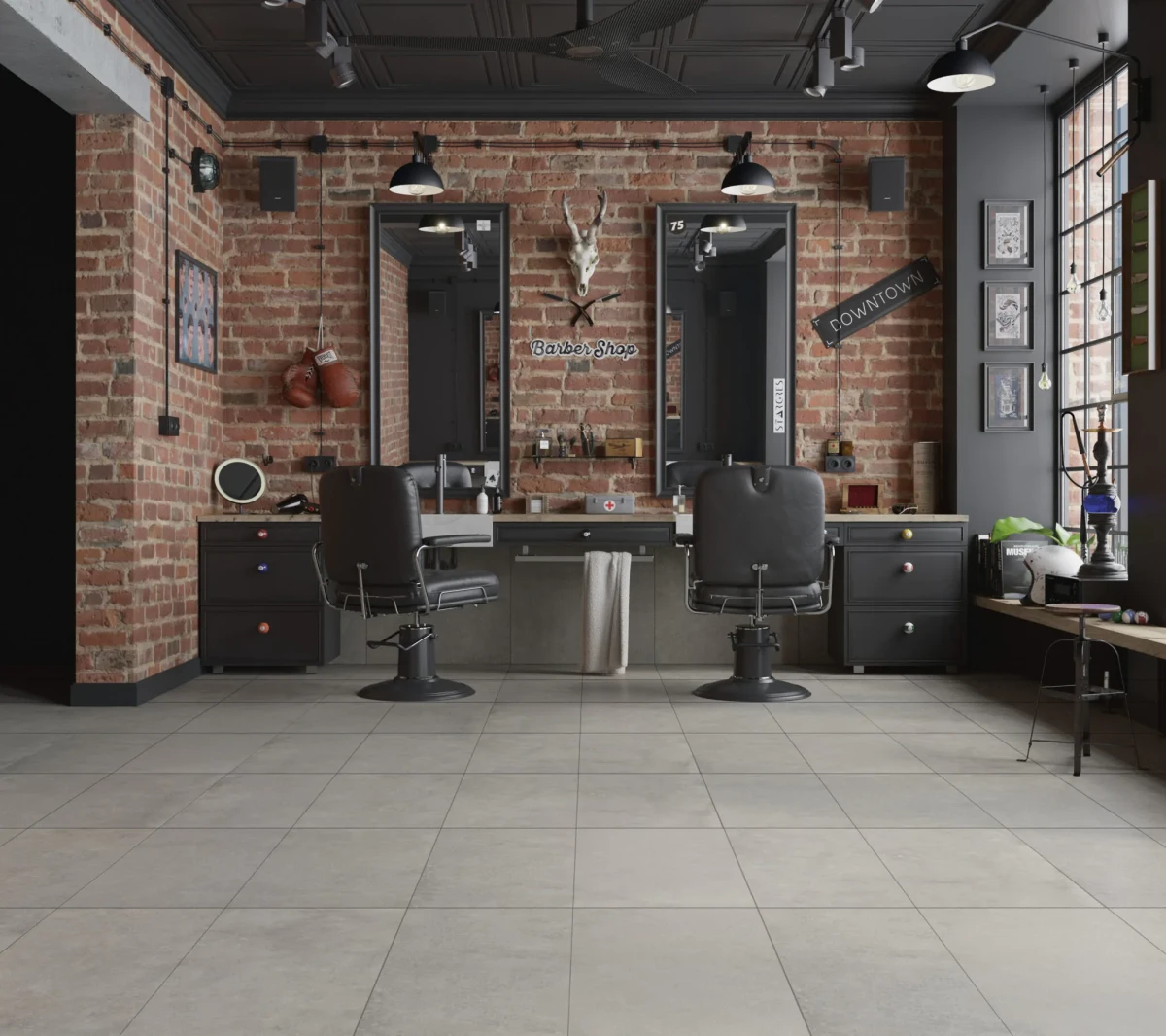 PŁYTKA STARGRES DOWNTOWN GREY MAT 60x60cm – dekoracyjne do wnętrz – Szklane Mozaiki
