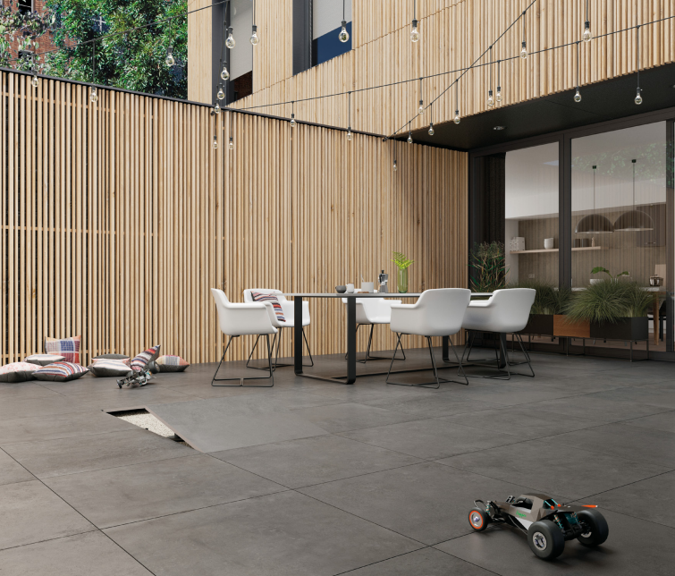 PŁYTKA STARGRES DOWNTOWN GREY MAT 2cm TARASOWA 60x60cm – dekoracyjne do wnętrz – Szklane Mozaiki