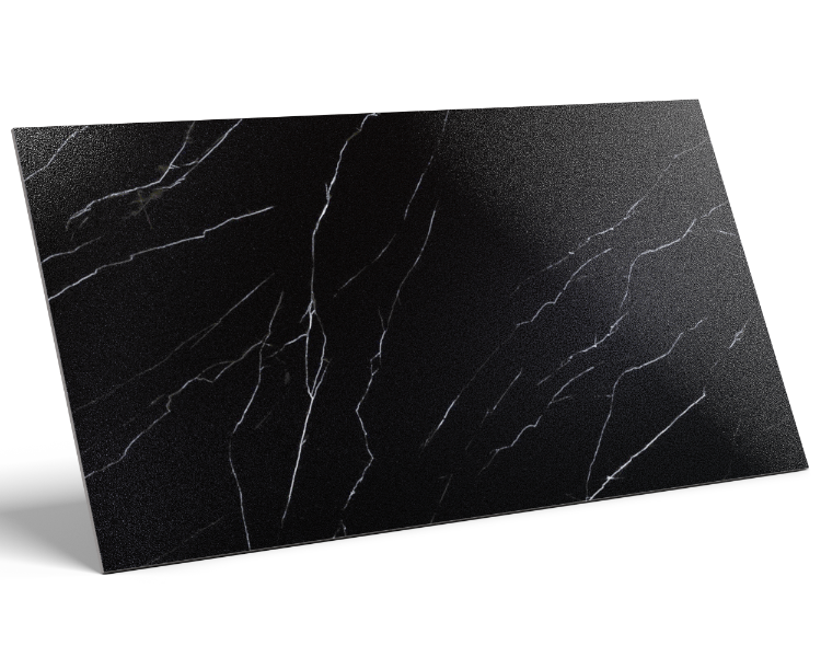 PŁYTKA REKTYFIKOWANA GRESOWA CLASSIC CARRARA BLACK SUGAR LAPPATO 60x120cm – dekoracyjne do wnętrz – Szklane Mozaiki