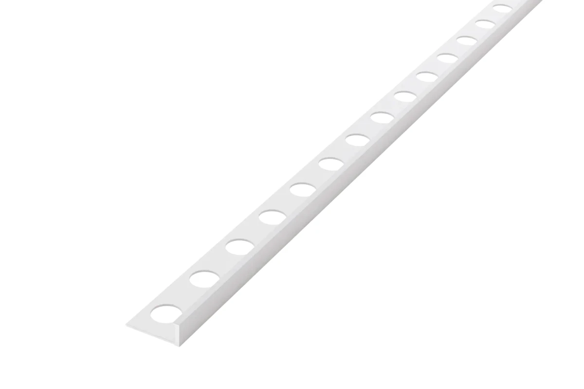 PROFIL ALUMINIOWY LICOWY AIL WYKOŃCZENIOWY BIAŁY MATOWY DO PŁYTEK – dekoracyjne do wnętrz – Szklane Mozaiki