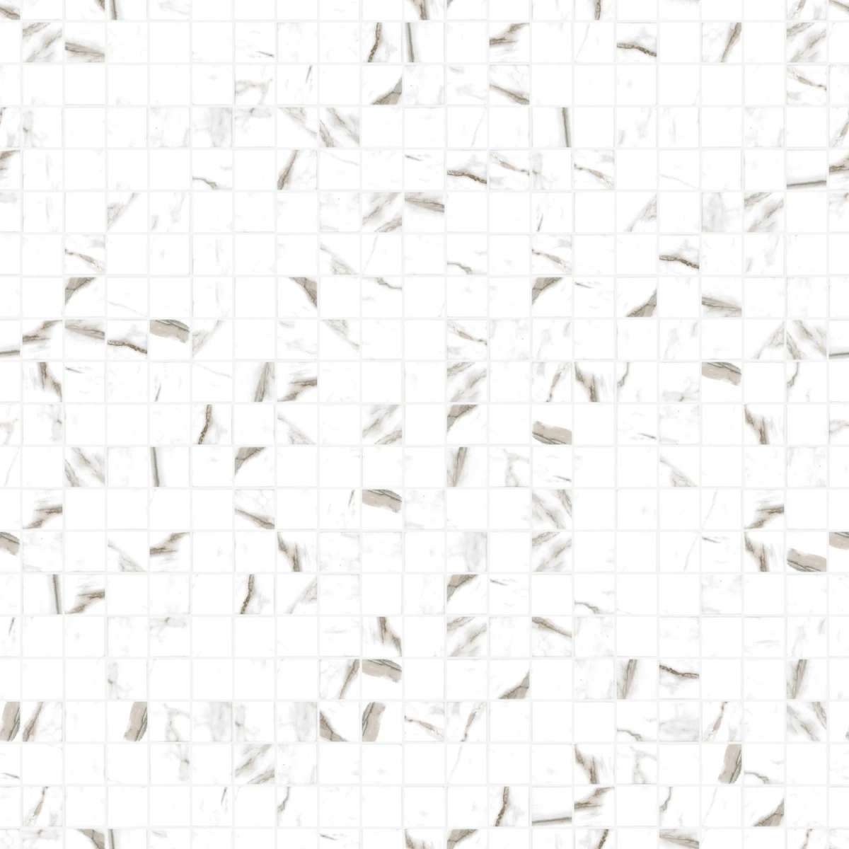 MOZAIKA CERAMICZNA SQUARE MARBLE – dekoracyjne do wnętrz – Szklane Mozaiki
