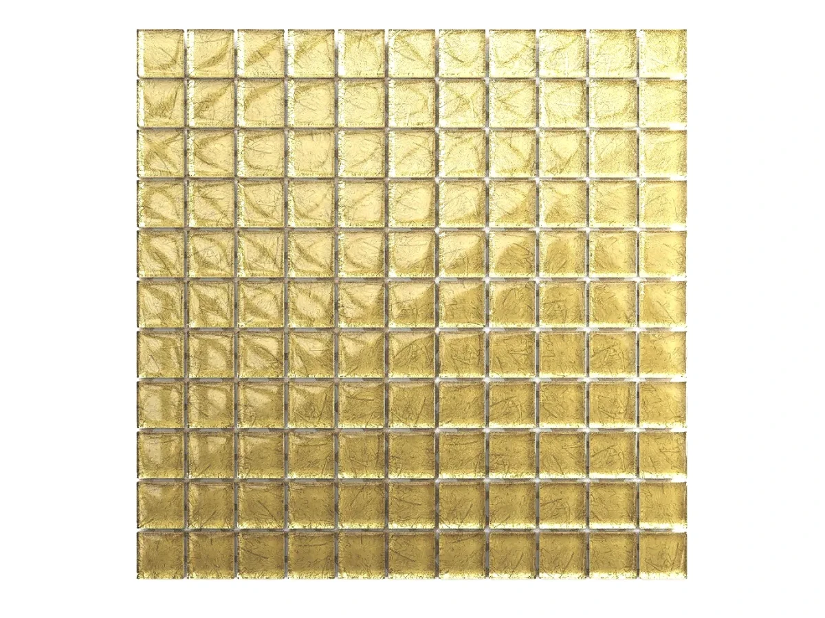 MOZAIKA SZKLANA GOLDSTAR 30x30cm 6mm  – dekoracyjne do wnętrz – Szklane Mozaiki