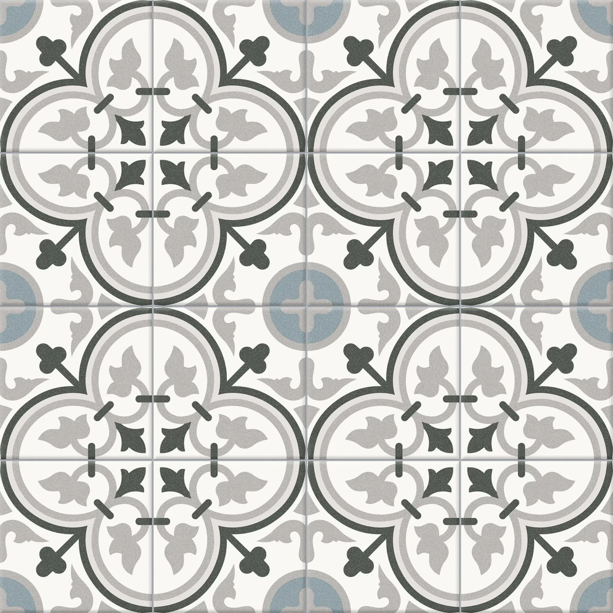 Dekoracyjna Płytka Gresowa Patchwork Floral Kent 20x20 cm Gat. I – dekoracyjne do wnętrz – Szklane Mozaiki