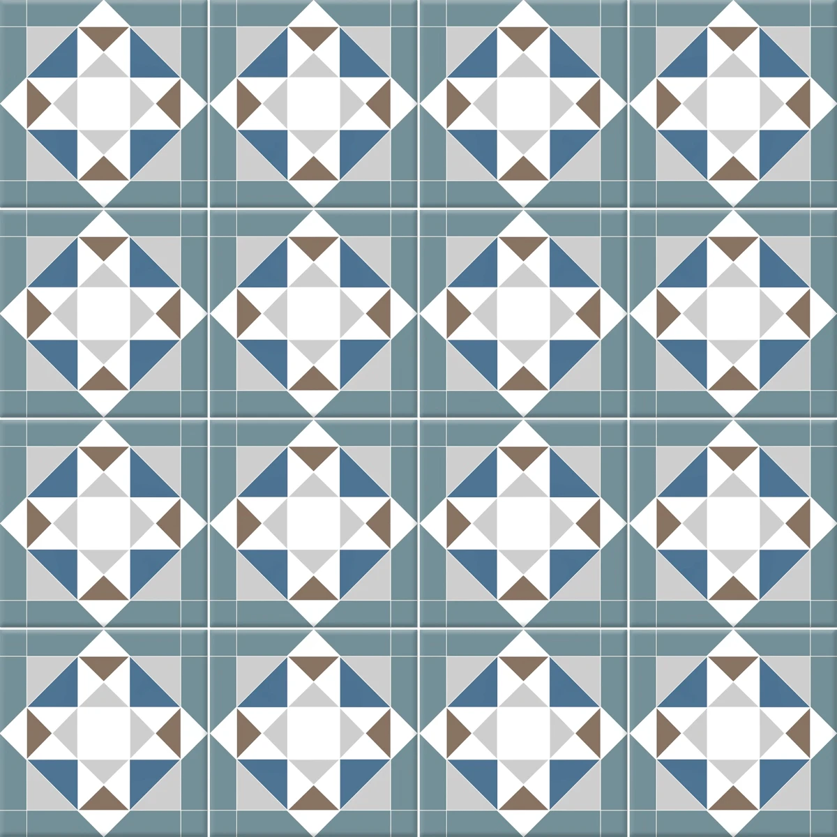 Dekoracyjna Płytka Gresowa Patchwork Victorian Sally 20x20 cm Gat. I – dekoracyjne do wnętrz – Szklane Mozaiki