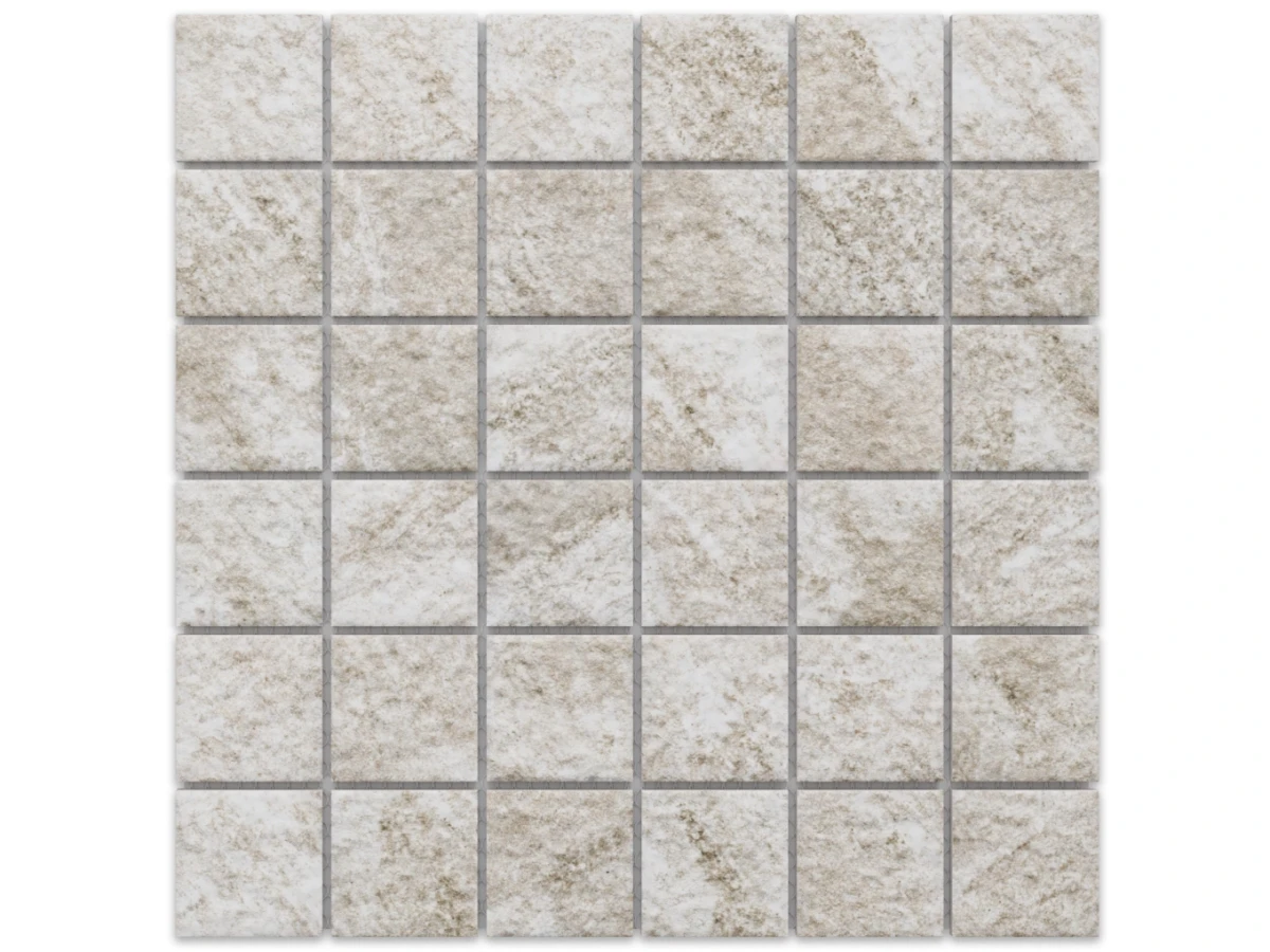 MOZAIKA CERAMICZNA DOVER STONE CREAM – dekoracyjne do wnętrz – Szklane Mozaiki