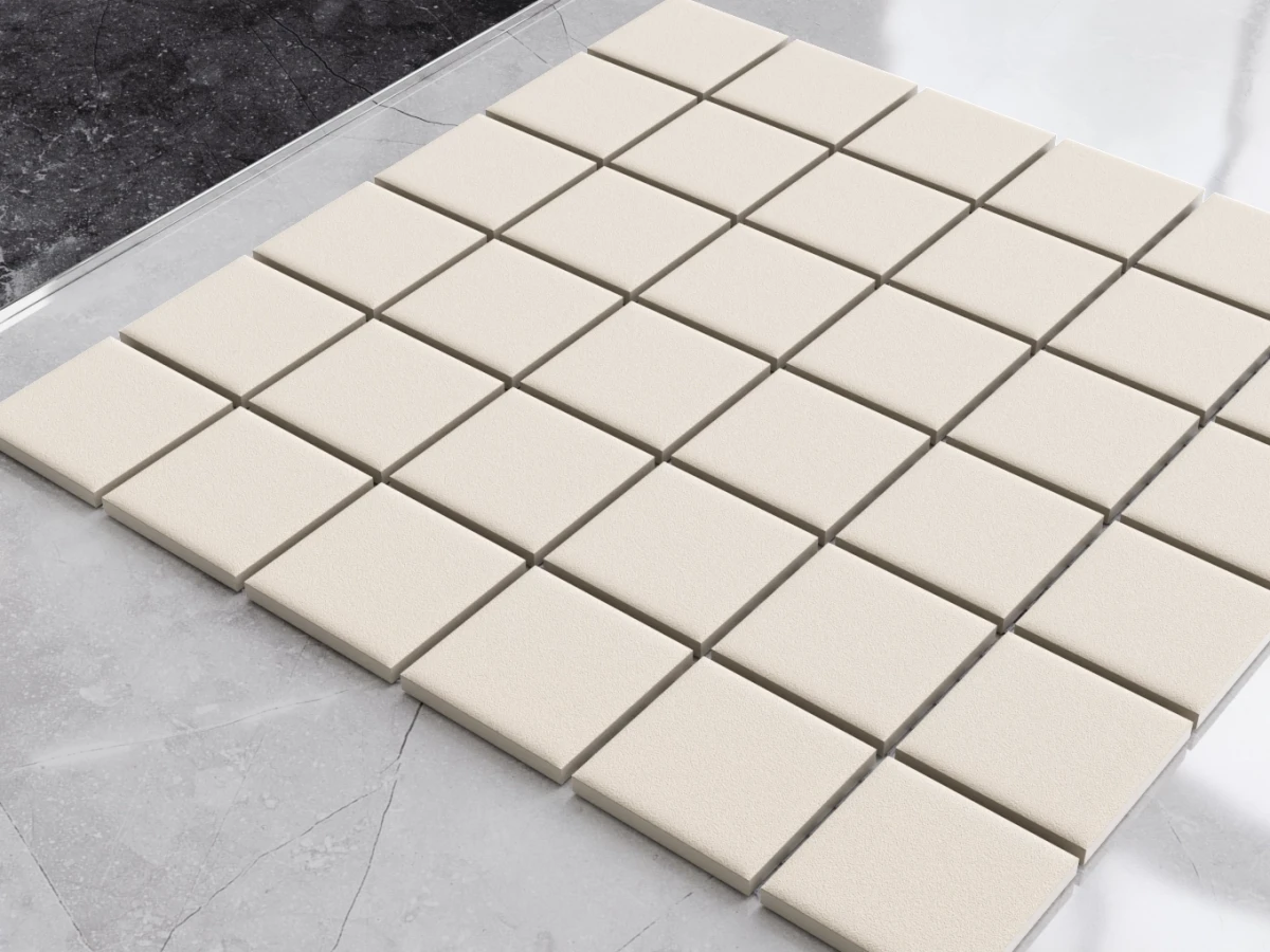 MOZAIKA CERAMICZNA DOVER BEIGE – dekoracyjne do wnętrz – Szklane Mozaiki