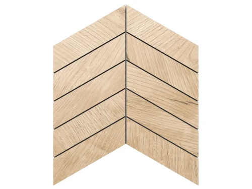 MOZAIKA GRESOWA CHEVRON JODEŁKA BRAVE BEIGE MATOWA