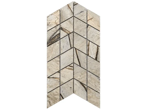 MOZAIKA GRESOWA DOUBLE CHEVRON MONEGLIA CARVING