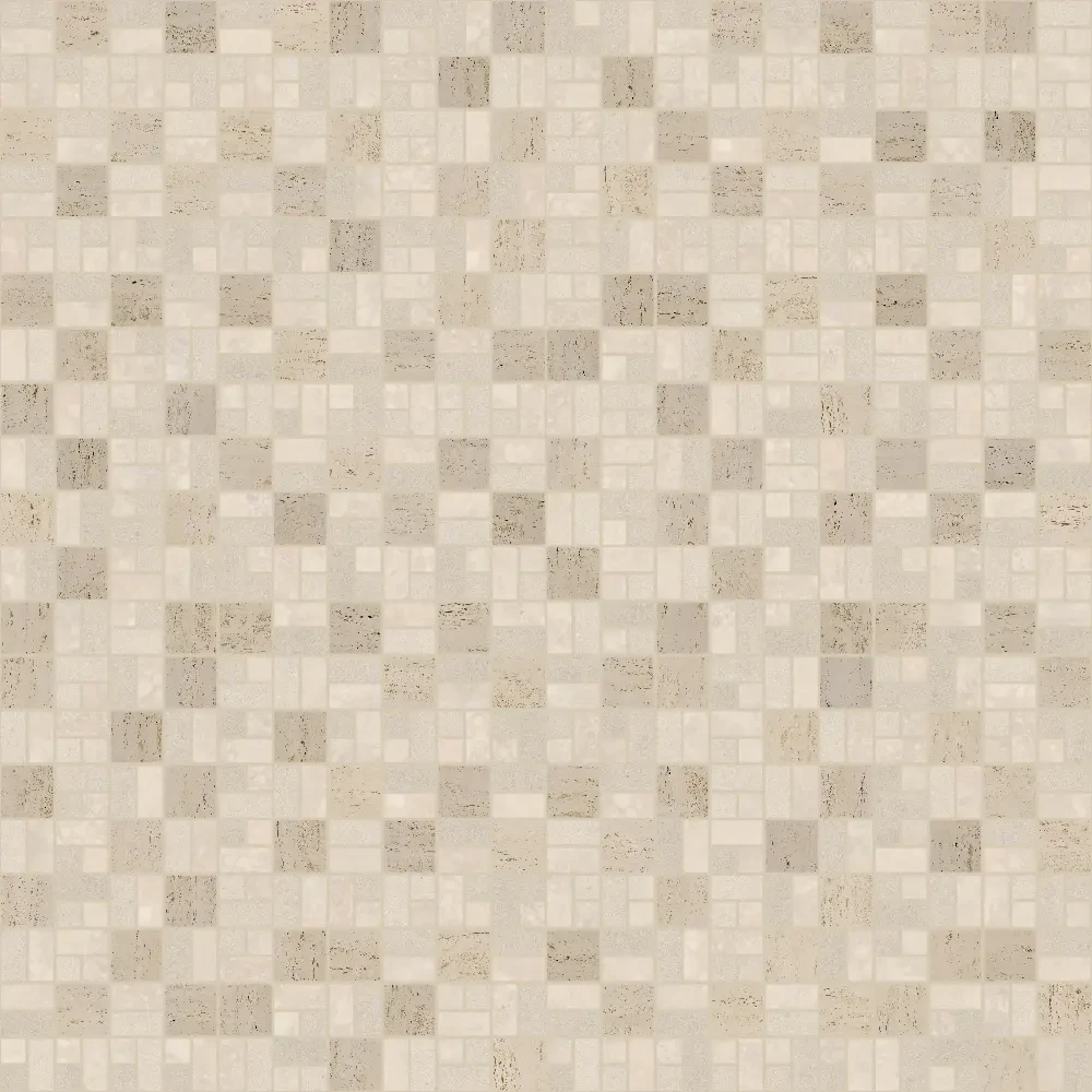MOZAIKA Z KAMIENIA NATURALNEGO TRAVERTINE PATTERN – dekoracyjne do wnętrz – Szklane Mozaiki