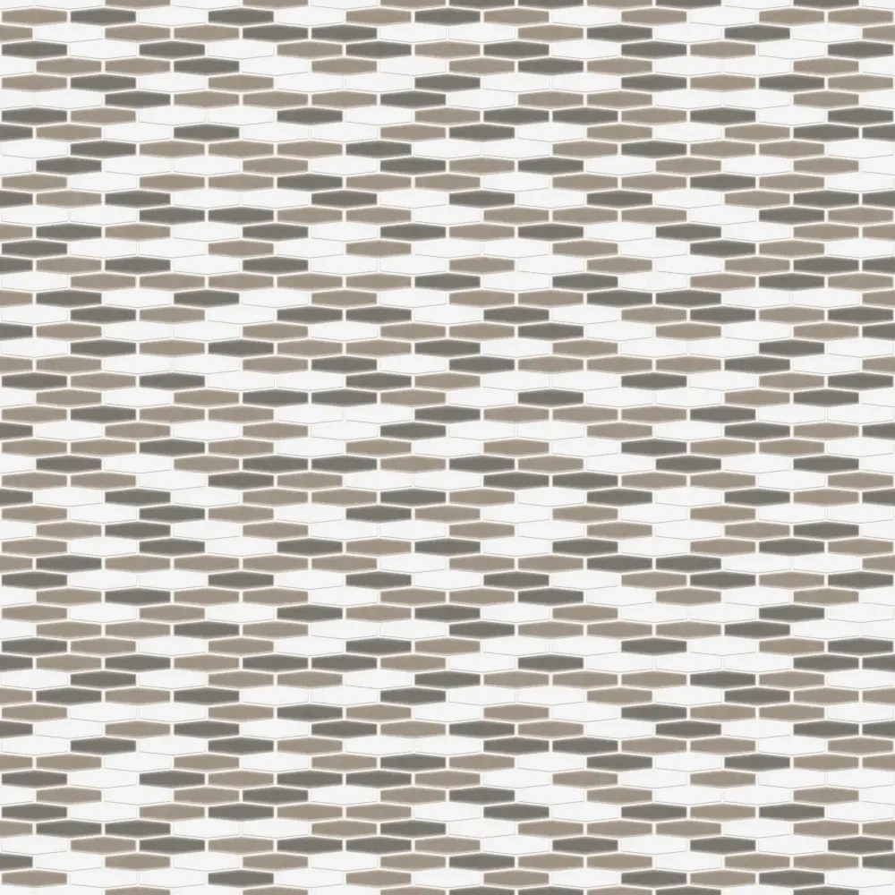 MOZAIKA CERAMICZNA TECH RAIN MULTI BEIGE POŁYSK – dekoracyjne do wnętrz – Szklane Mozaiki