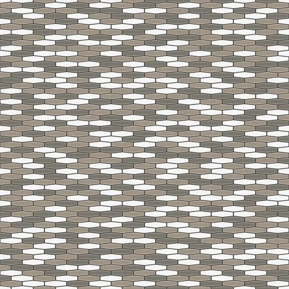 MOZAIKA CERAMICZNA TECH RAIN MULTI BEIGE POŁYSK – dekoracyjne do wnętrz – Szklane Mozaiki