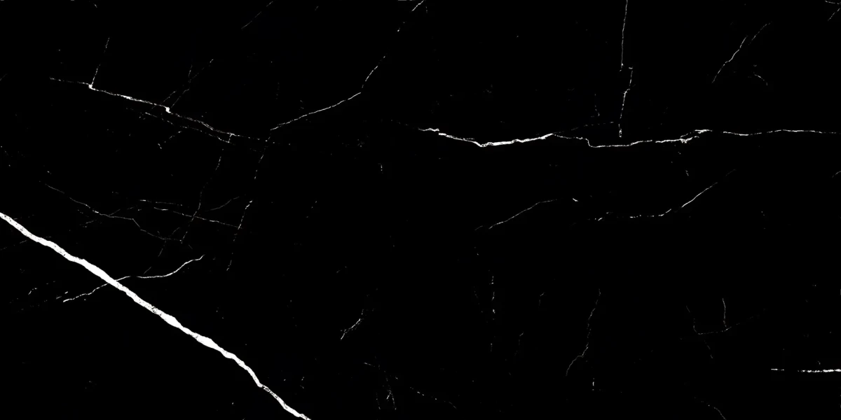 PŁYTKA GRESOWA CLASSIC CARRARA BLACK LAPPATO 60x120cm – dekoracyjne do wnętrz – Szklane Mozaiki