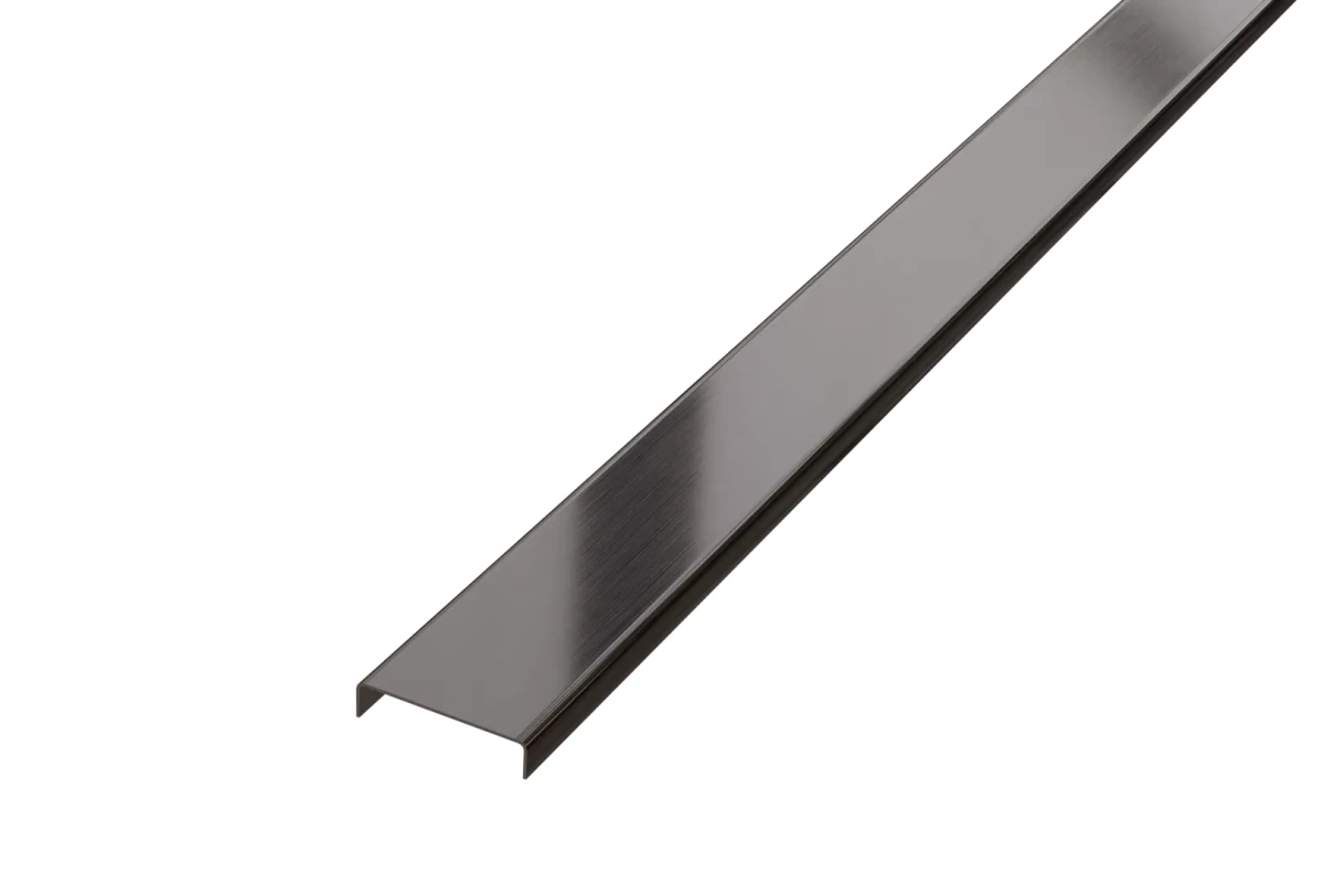 PROFIL METALOWY C GUNMETAL – dekoracyjne do wnętrz – Szklane Mozaiki