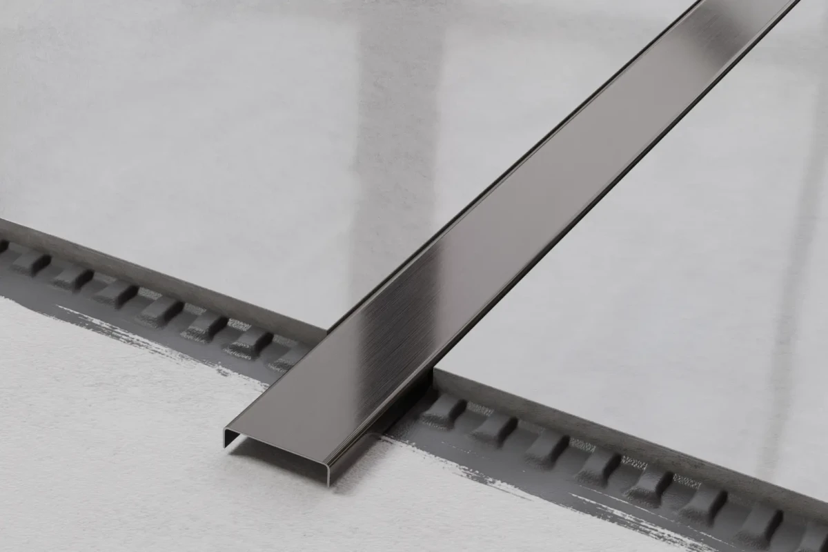 PROFIL METALOWY C GUNMETAL – dekoracyjne do wnętrz – Szklane Mozaiki