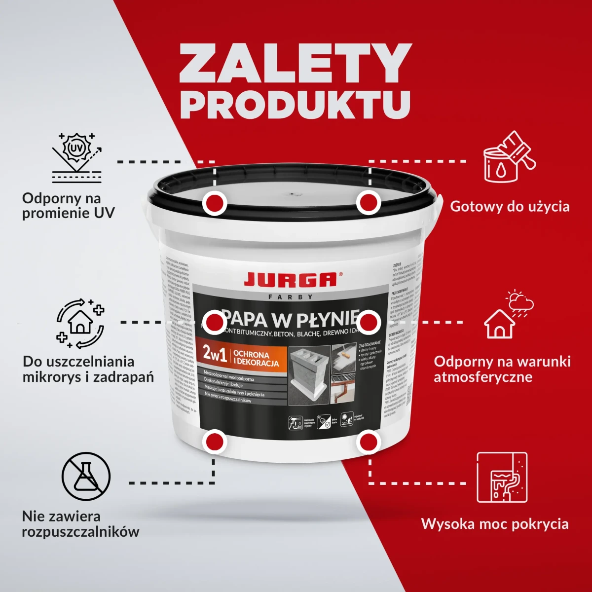 PAPA W PŁYNIE CZARNA 1,5 KG JURGA   – dekoracyjne do wnętrz – Szklane Mozaiki