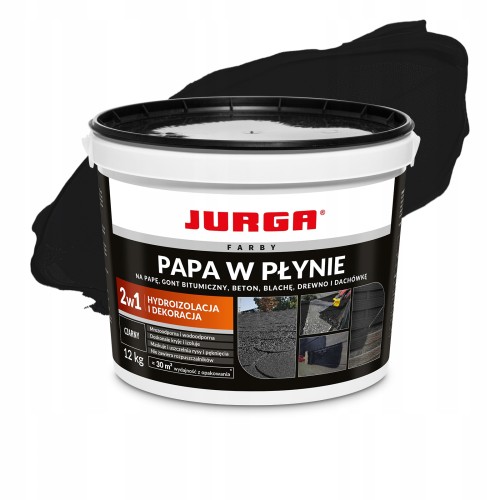 PAPA W PŁYNIE CZARNA 12 KG JURGA 