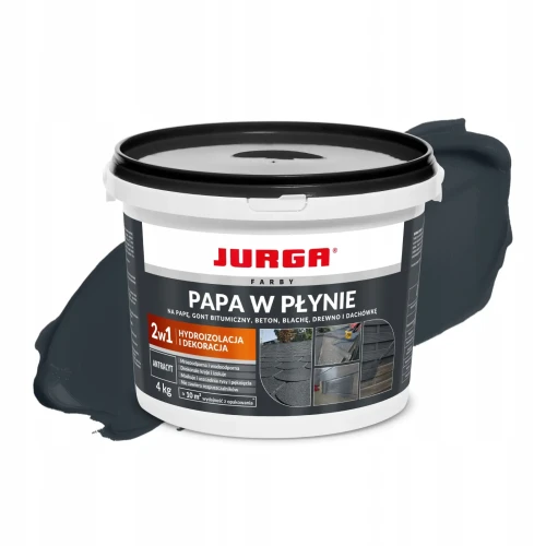PAPA W PŁYNIE ANTRACYT 4 KG  JURGA 