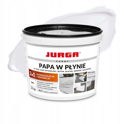 PAPA W PŁYNIE BIAŁY 12 KG JURGA 