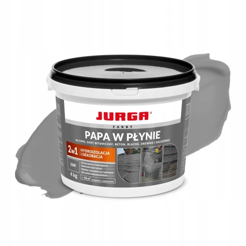 PAPA W PŁYNIE SZARY 4 KG JURGA 
