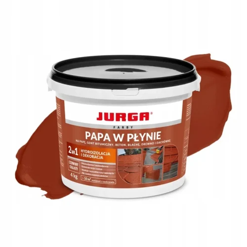 PAPA W PŁYNIE CEGLASTY CZERWONY 4 KG JURGA 