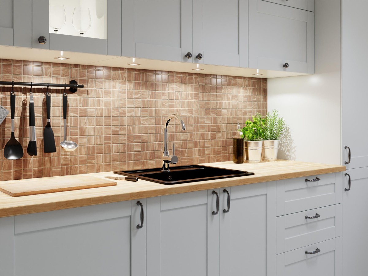 MOZAIKA CERAMICZNA DOVER WOOD DARK – dekoracyjne do wnętrz – Szklane Mozaiki