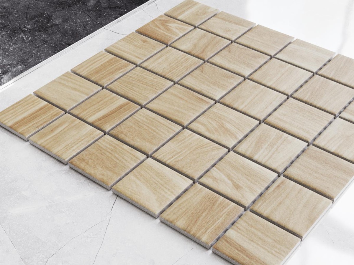 MOZAIKA CERAMICZNA DOVER WOOD LIGHT – dekoracyjne do wnętrz – Szklane Mozaiki
