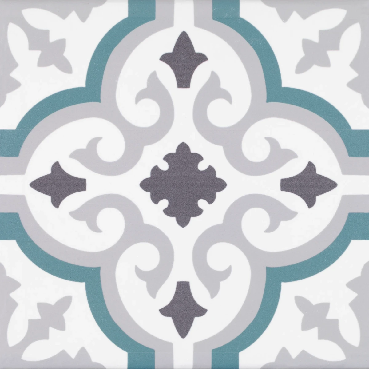 Dekoracyjna Płytka Gresowa Orly Blue Patchwork 20x20 cm gat.I  – dekoracyjne do wnętrz – Szklane Mozaiki