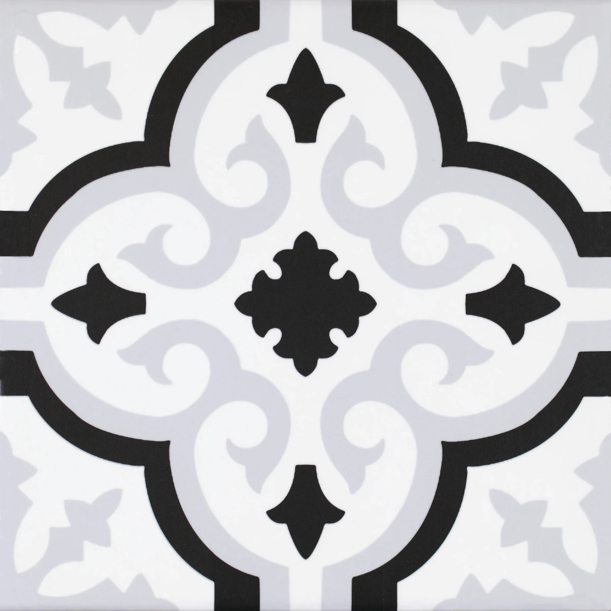 Dekoracyjna Płytka Gresowa Orly Black Patchwork 20x20 cm gat.I  – dekoracyjne do wnętrz – Szklane Mozaiki