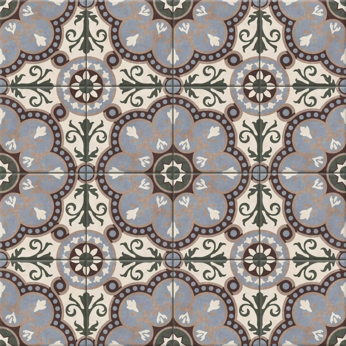 Dekoracyjna Płytka Gresowa Volga Patchwork 20x20 cm gat.I  – dekoracyjne do wnętrz – Szklane Mozaiki