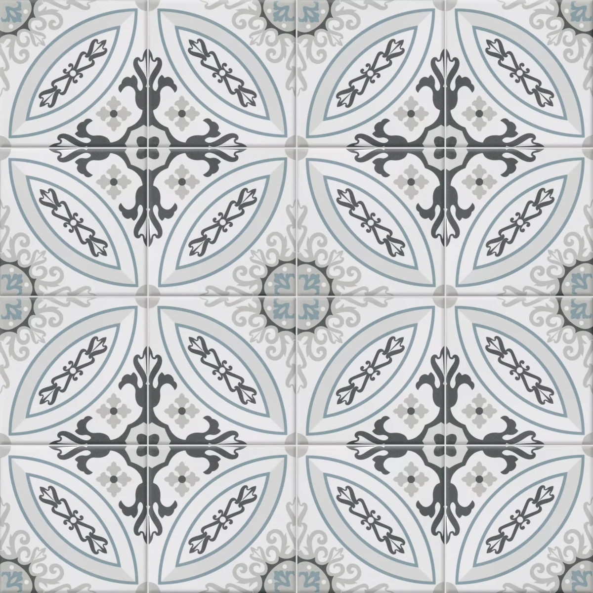 Dekoracyjna Płytka Gresowa Quimper Patchwork 20x20 cm gat.I  – dekoracyjne do wnętrz – Szklane Mozaiki