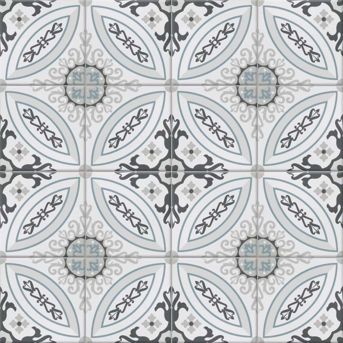 Dekoracyjna Płytka Gresowa Quimper Patchwork 20x20 cm gat.I  – dekoracyjne do wnętrz – Szklane Mozaiki