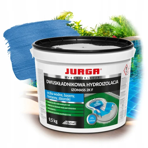 DWUSKŁADNIKOWA ZAPRAWA USZCZELNIAJĄCA JURGA IZOMASS 2KF 9,5KG 