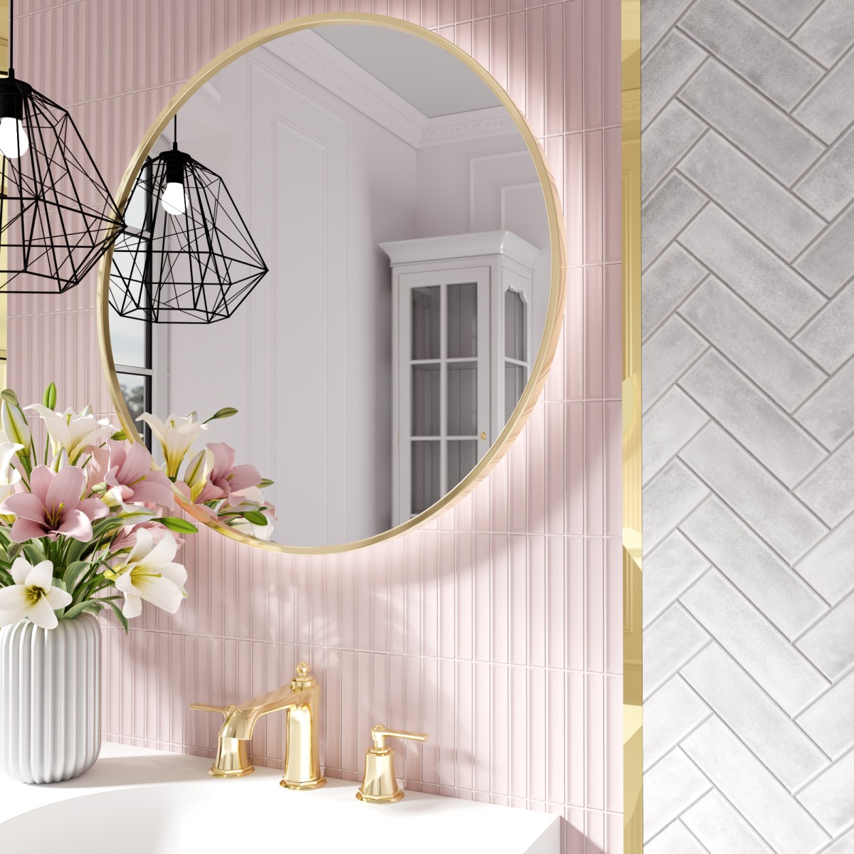 Mozaika ceramiczna Piano Rose mat 29,5×29,0 – szklanemozaiki.pl