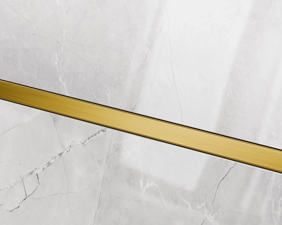 PROFIL METALOWY C ZŁOTY GOLD MATOWY SATYNA – dekoracyjne do wnętrz – Szklane Mozaiki