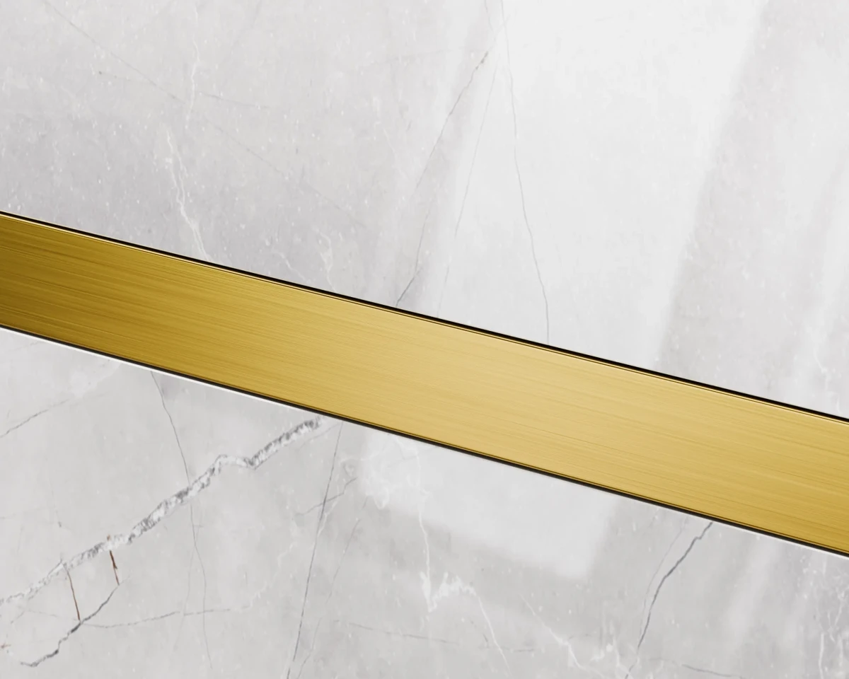 PROFIL METALOWY C ZŁOTY GOLD MATOWY SATYNA – dekoracyjne do wnętrz – Szklane Mozaiki