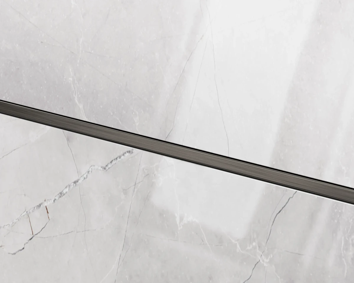 PROFIL METALOWY C GUNMETAL – dekoracyjne do wnętrz – Szklane Mozaiki