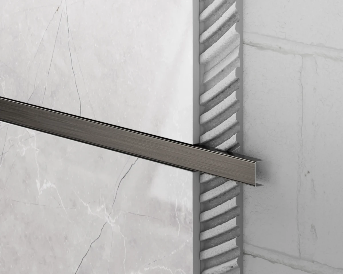 PROFIL METALOWY C GUNMETAL – dekoracyjne do wnętrz – Szklane Mozaiki