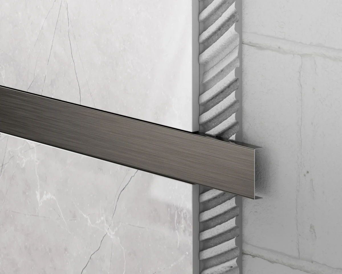 PROFIL METALOWY C GUNMETAL – dekoracyjne do wnętrz – Szklane Mozaiki
