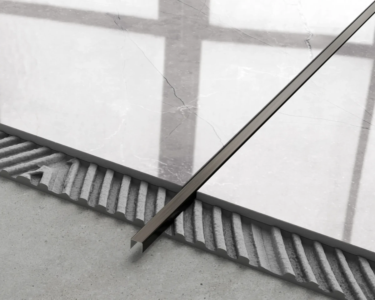 PROFIL METALOWY C GUNMETAL – dekoracyjne do wnętrz – Szklane Mozaiki