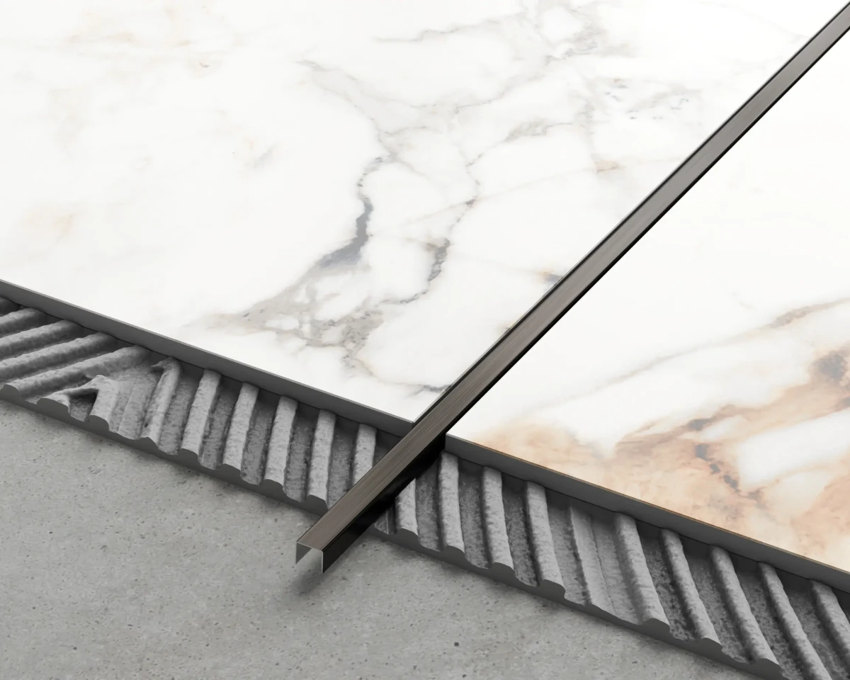 PROFIL METALOWY C GUNMETAL – dekoracyjne do wnętrz – Szklane Mozaiki